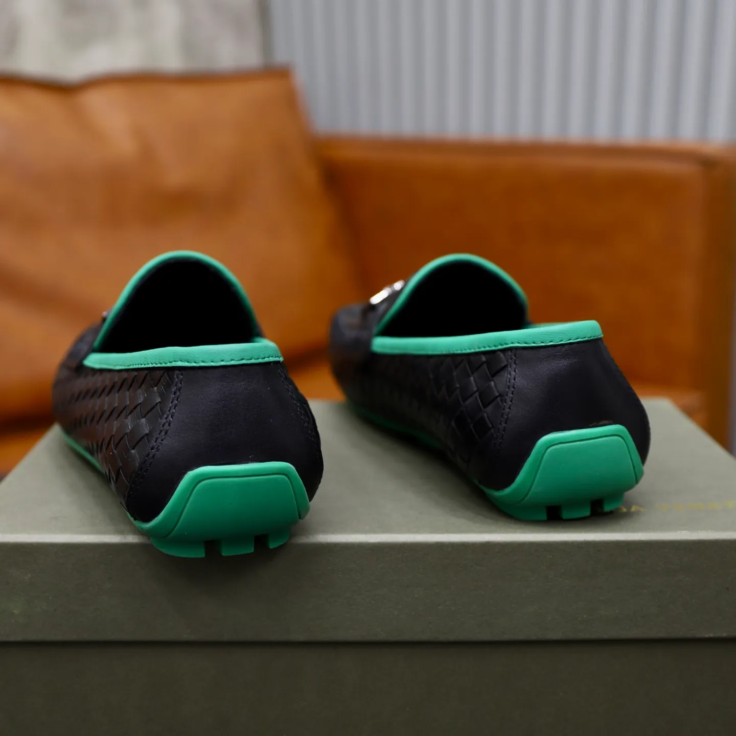 Men's shoes 💰500💰BOTTEG* VENET* - high-end boutique Size: 38-44 (45 custom-made) BV new product, calfskin artificially woven classic style harmoniously blends with contemporary fashion temperament, rubber soles are light and flexible, water-dyed cowhide!